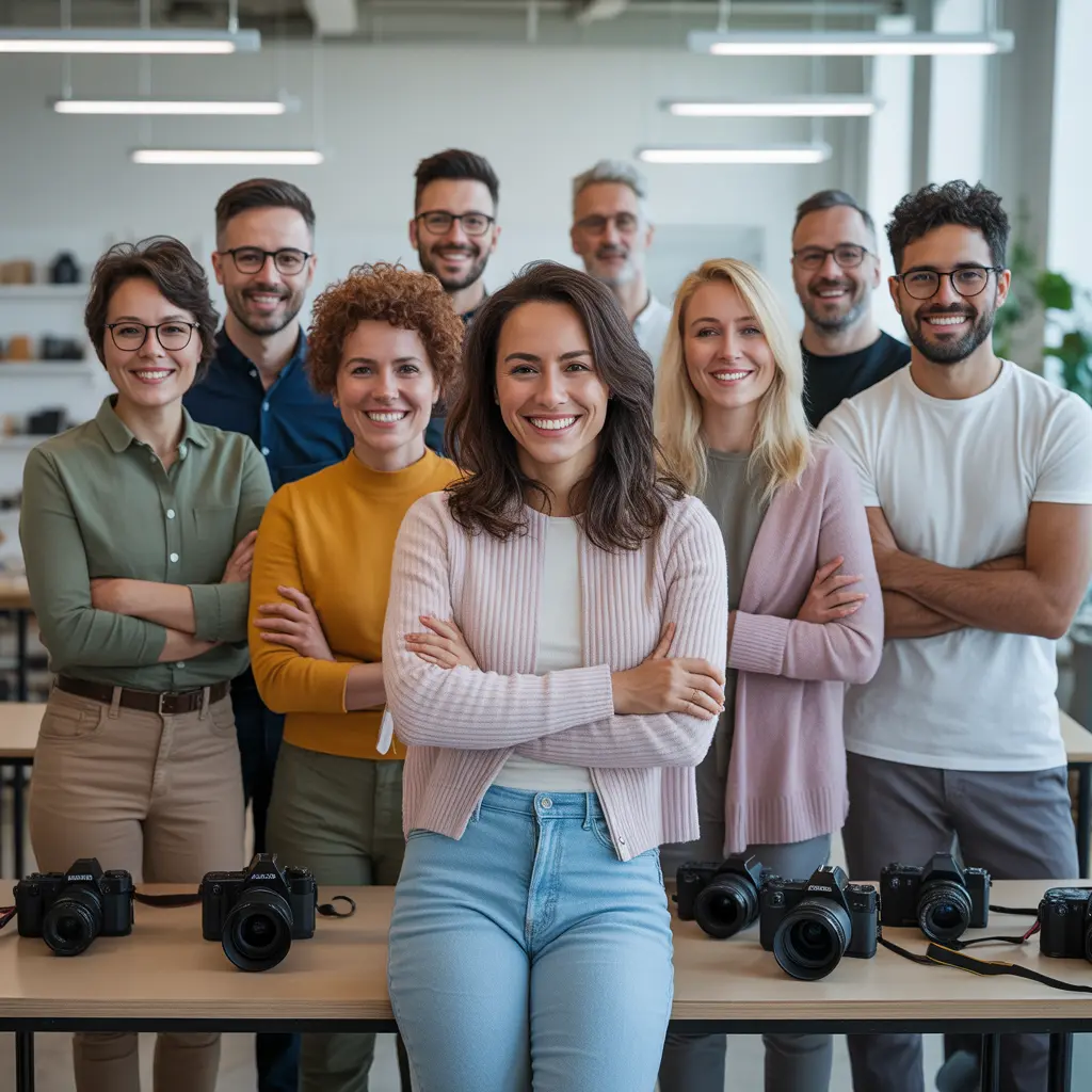 Photography instructors team